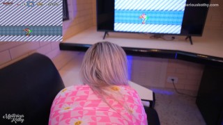 Step Sis Got Fucked While Playing Super Mario World: (Porn)Gameplay